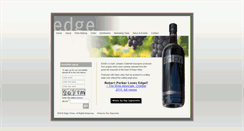 Desktop Screenshot of edgewines.com
